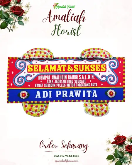 Papan Bunga Ucapan Selamat tawang